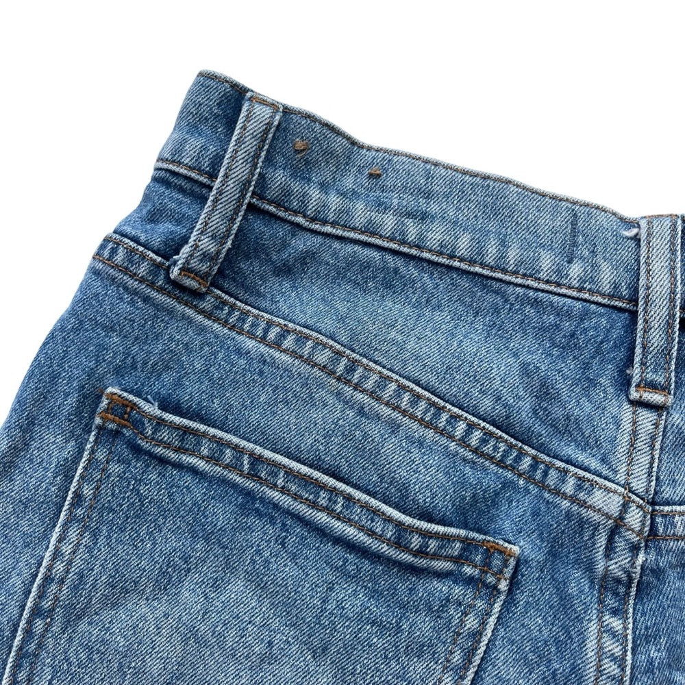 Madewell Women’s Sz. 25 Light Wash Denim High Rise Fringe Cuff Jean Shorts F1607 - Picture 12 of 14